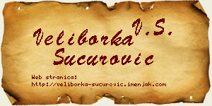 Veliborka Šućurović vizit kartica